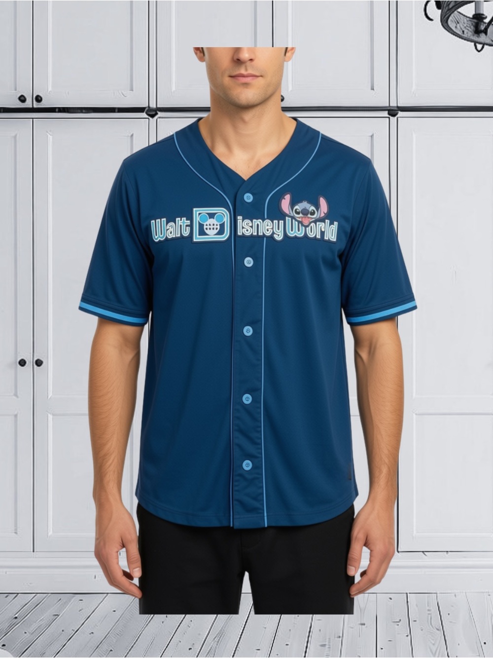Disney Parks Official Stitch 626 Walt Disney World Baseball Jersey - Adult XL
